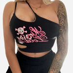 Laden Sie das Bild in den Galerie-Viewer, MVL &quot;Babe Skull&quot; One shoulder top