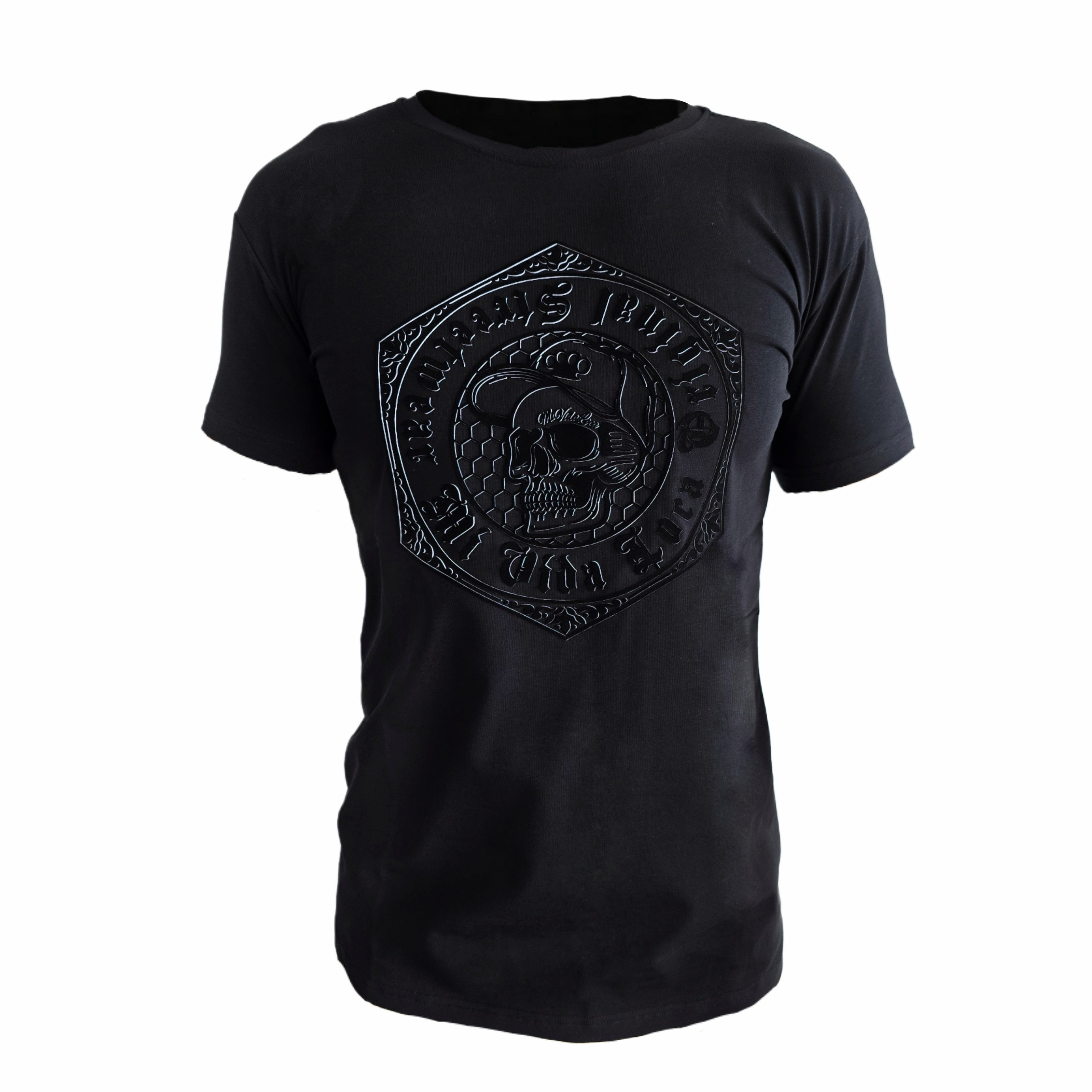 MVL Gold Kollektion "Hexagon Skull“ T-Shirt