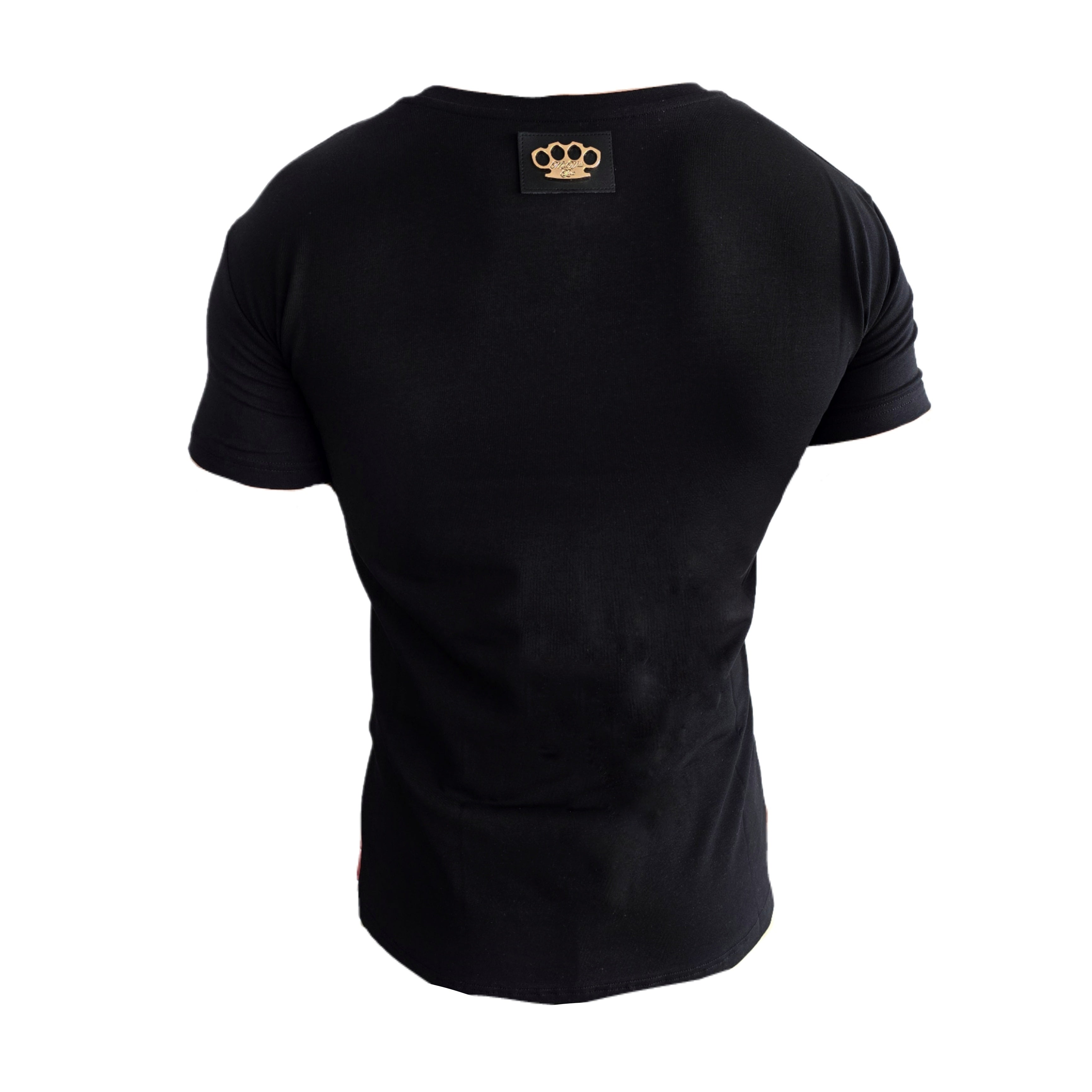 T-shirt MVL Gold line "Crâne Hexagone"