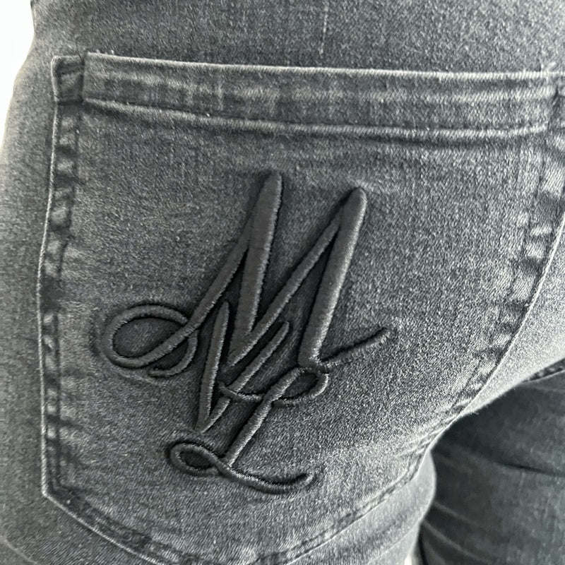 MVL super stretch Jeans grau