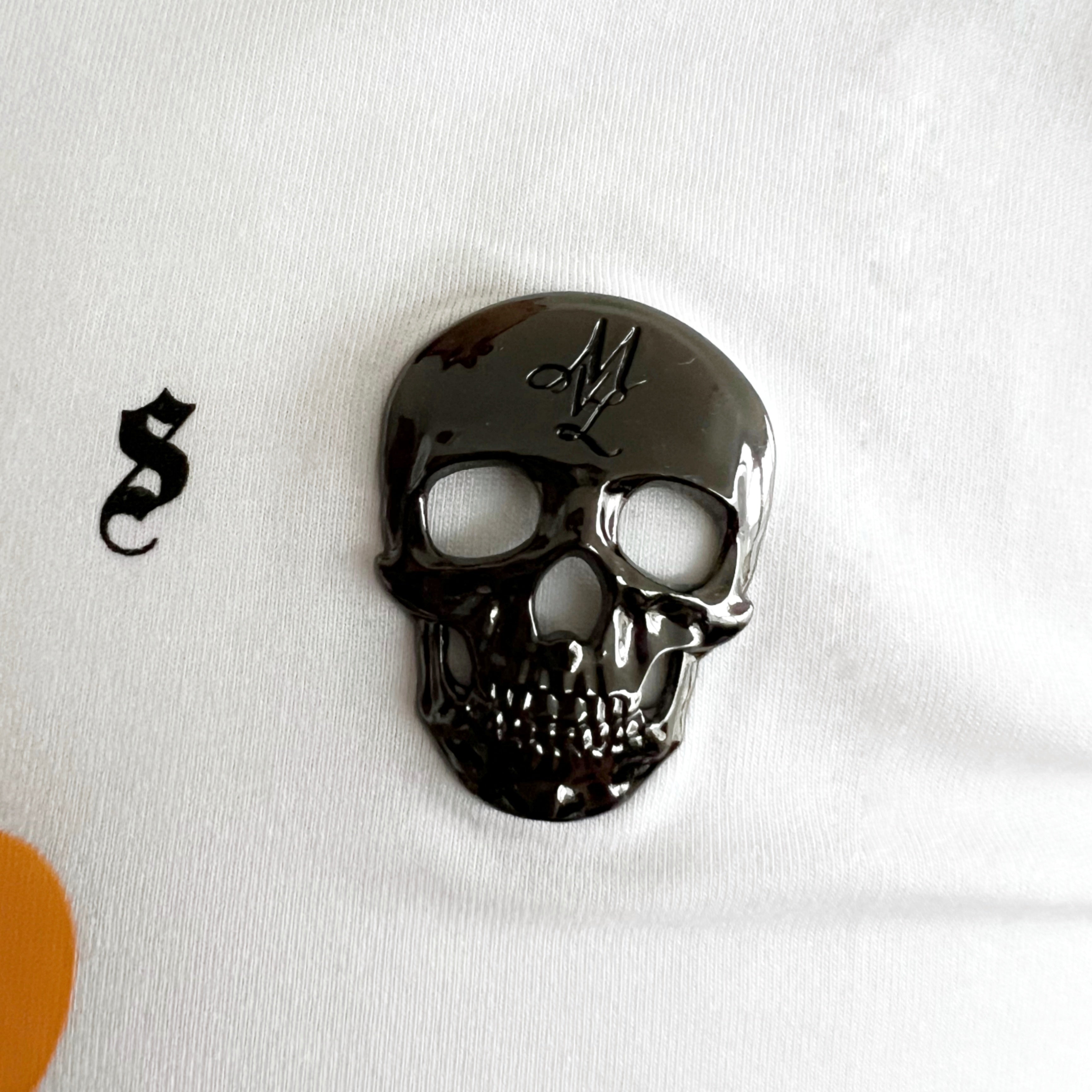 MVL Skull line - Money talks T-Shirt - white
