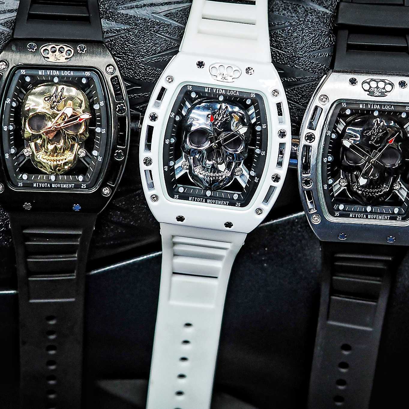 MVL "Skull" Limited Edition Watch - Silver/Black