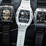 Laden Sie das Bild in den Galerie-Viewer, MVL &quot;Skull&quot; Limited Edition Uhr - Silber/Schwarz