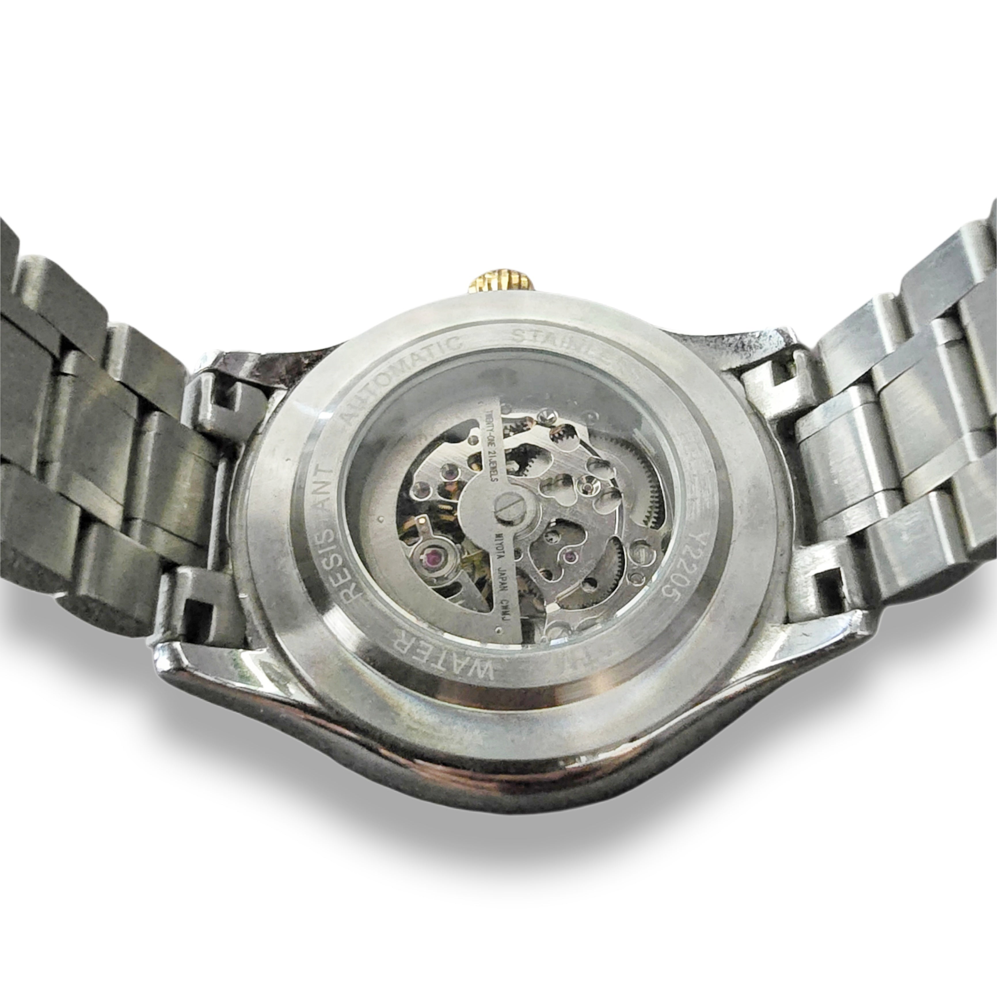 Montre-bracelet automatique MVL "Double skull" avec mouvement japonais