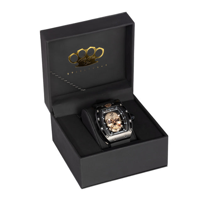 MVL "Skull" Limited Edition Watch - Black/Gold