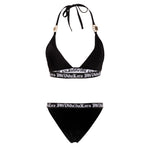 Cargar imagen en el visor de la galería, MVL bikini top - black