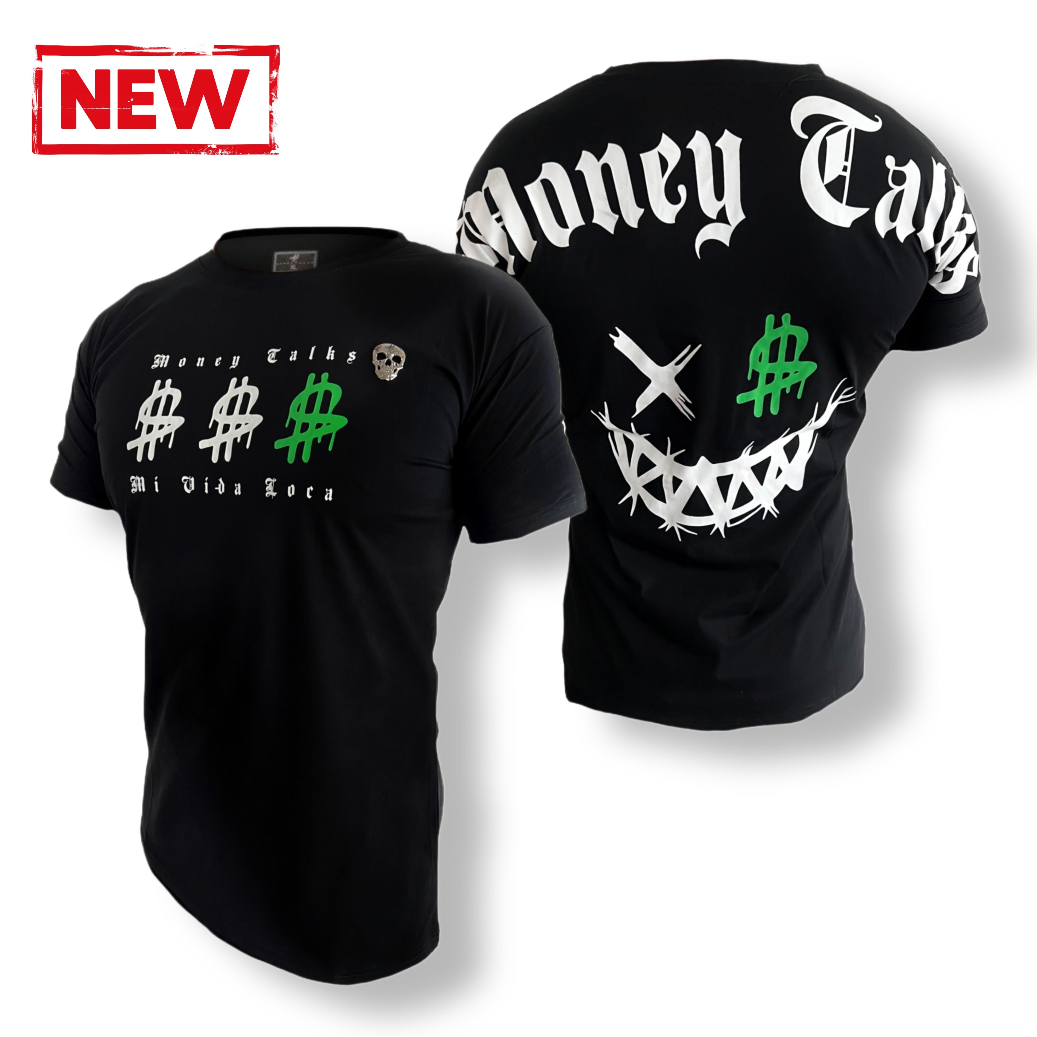 MVL Skull line - Money talks T-Shirt - black