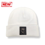 Load image into Gallery viewer, MVL Skull beanie - white
