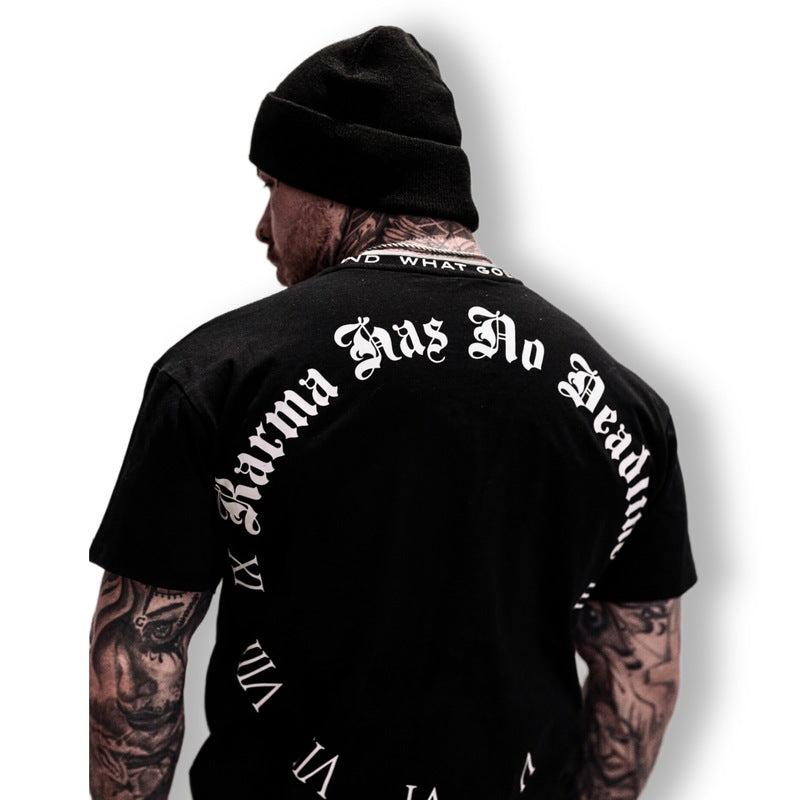 MVL "Karma has no deadline" oversized T-shirt - black