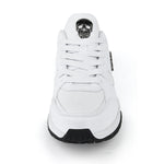 Load image into Gallery viewer, MVL Brass skull Sneakers white/black