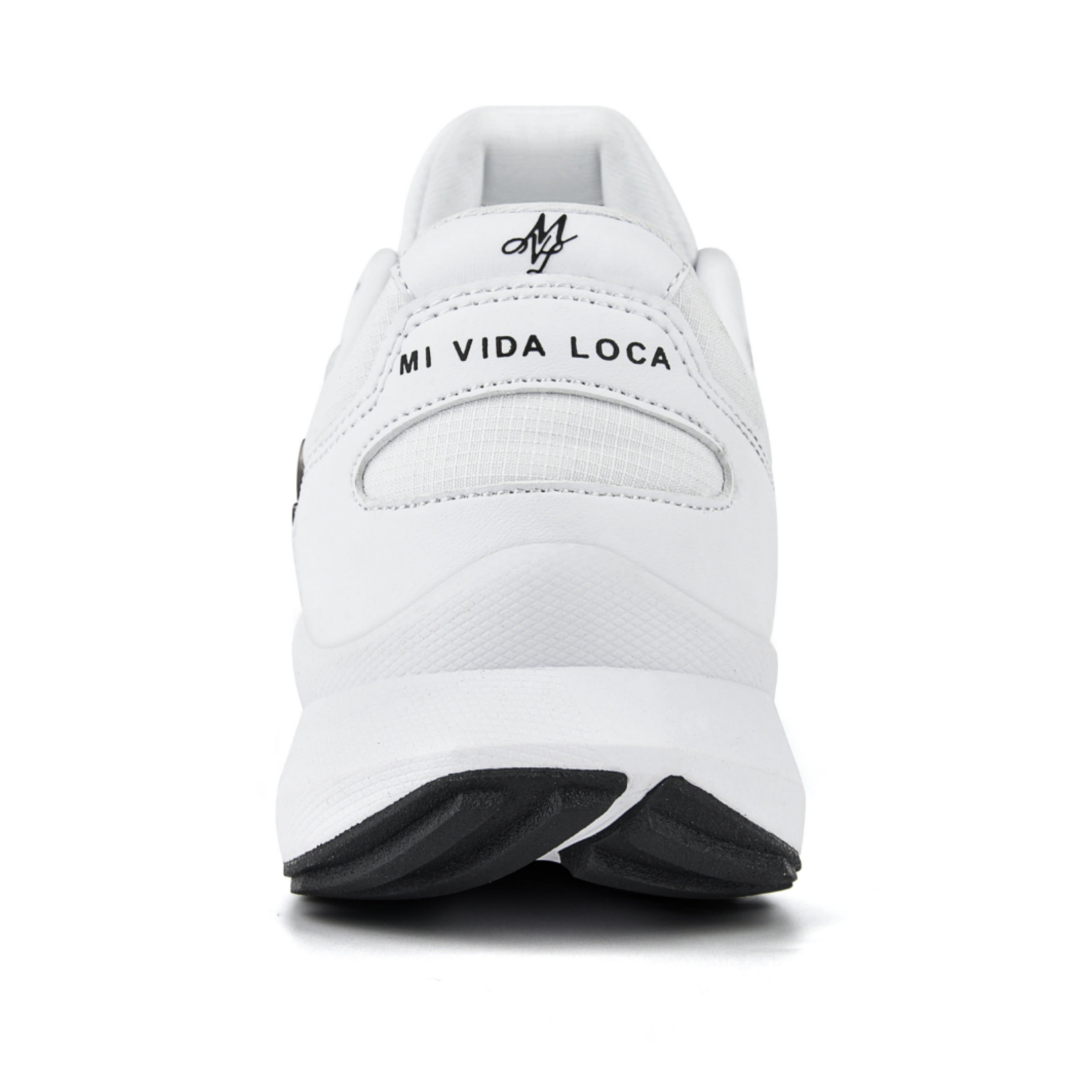 MVL Brass zapatillas con calavera blanco/negro