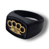 MVL Signet ring black/gold