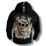 Load image into Gallery viewer, MVL ángeles y dinero  hoodie - black