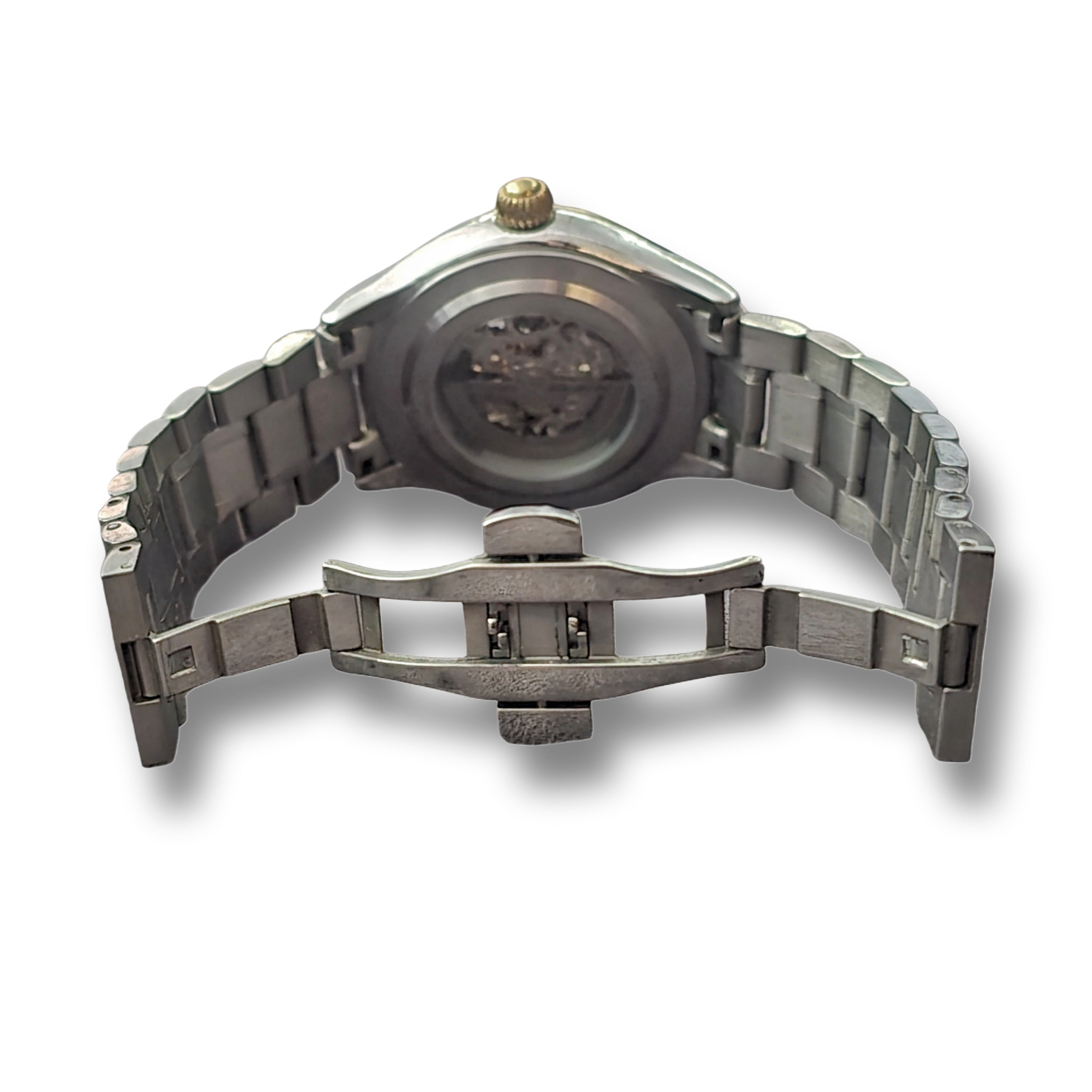 Montre-bracelet automatique MVL "Double skull" avec mouvement japonais