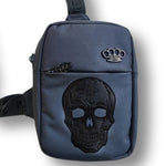 MVL Skull messenger bag - grey