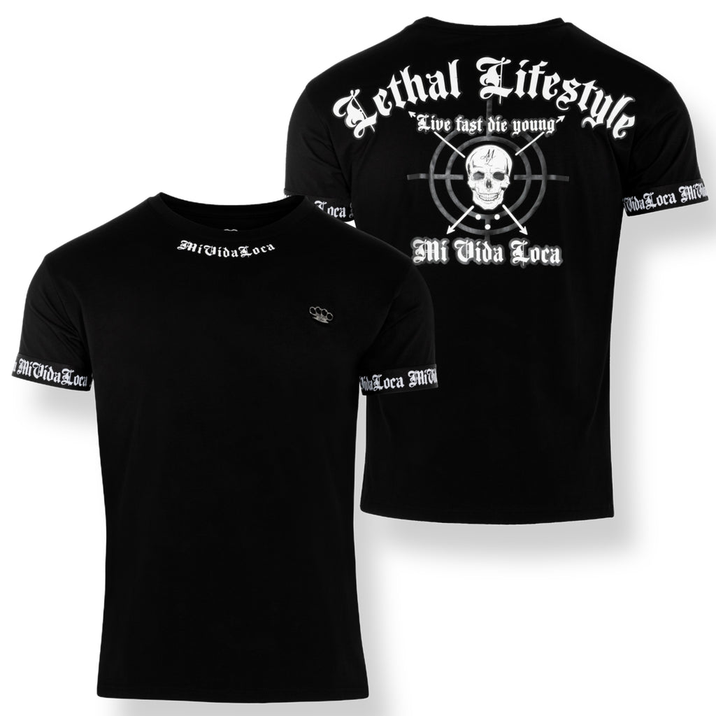 T-shirt MVL Lethal lifestyle - noir/blanc