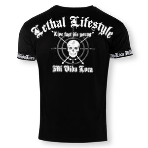 MVL Lethal lifestyle T-shirt - black/white