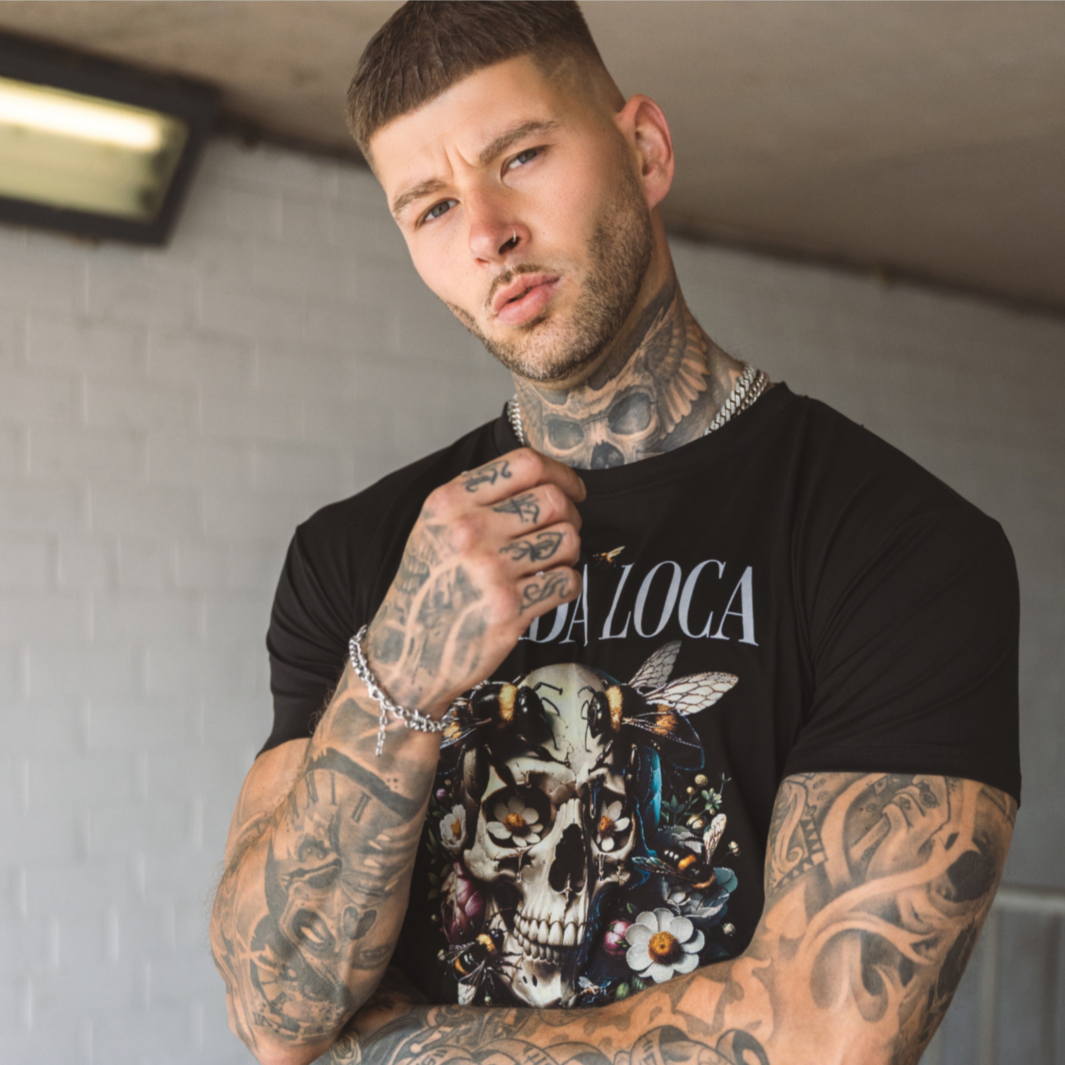T-shirt MVL Fauna avec crâne
