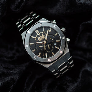 MVL Techno Chronograph Watch - Silver
