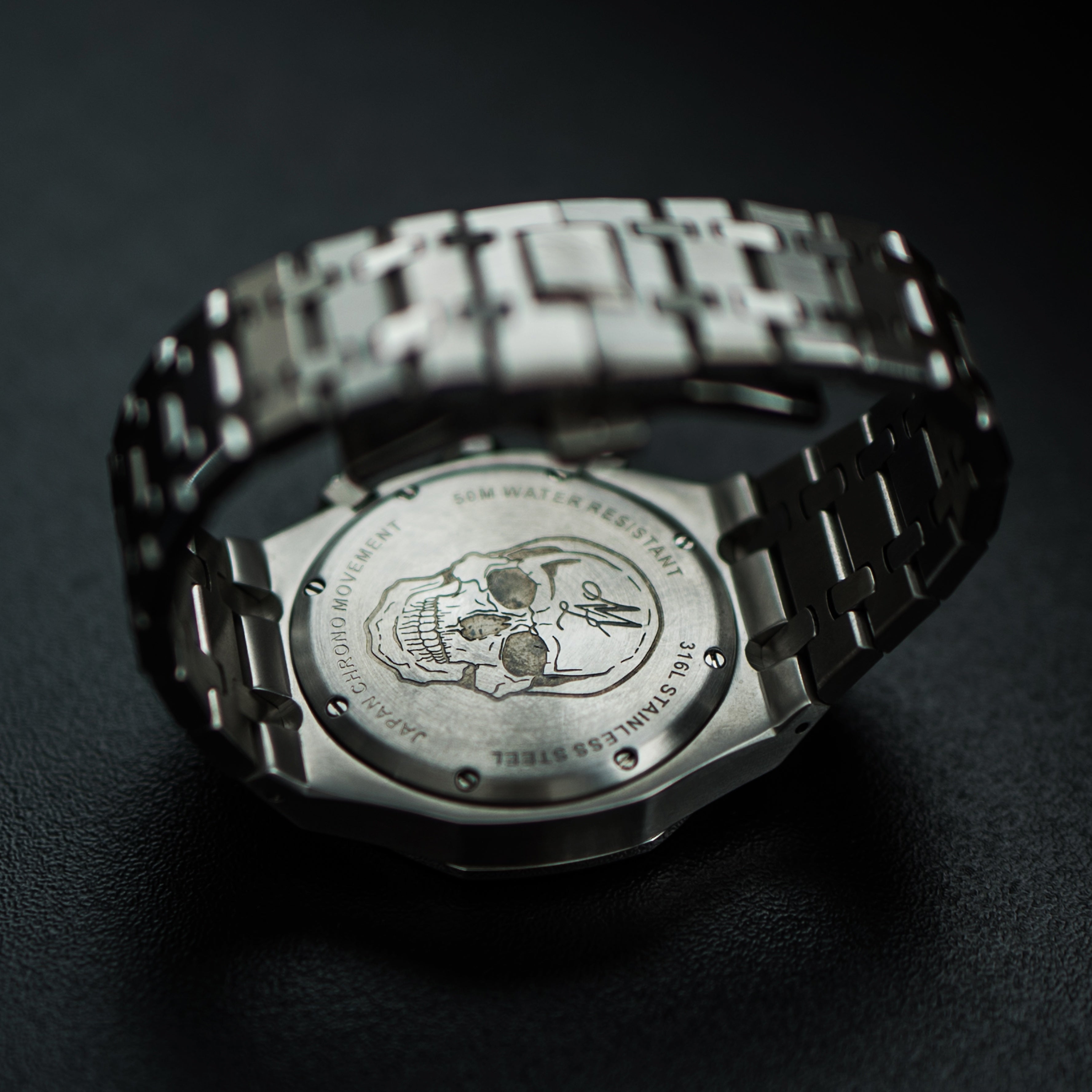 MVL Techno Chronograph Watch - Silver