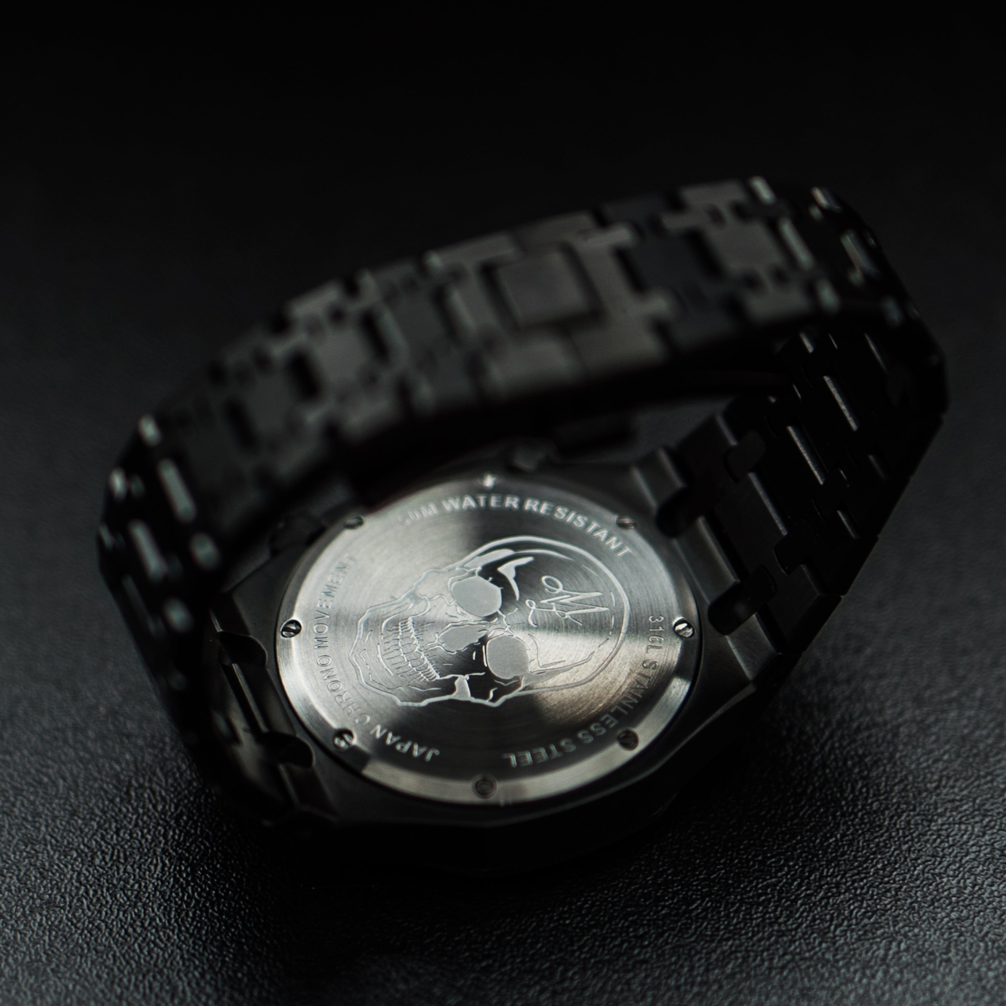 MVL Techno Chronograph Watch - black