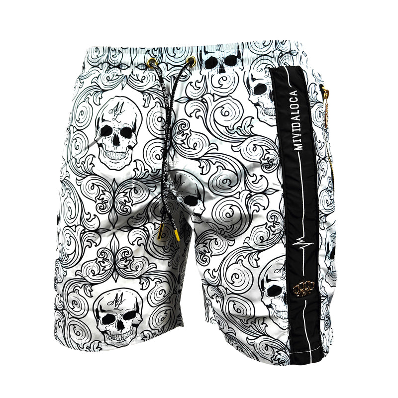 MVL "Skull madness" badshorts - vit