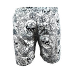 Afbeelding laden in Galerijviewer, MVL &quot;Skull madness&quot; Swimming shorts -white