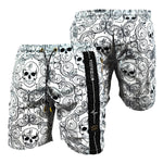 Afbeelding laden in Galerijviewer, MVL &quot;Skull madness&quot; Swimming shorts -white