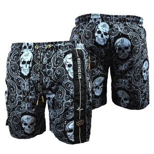 MVL "Skull Madness' Swimming shorts - black