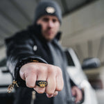 Load image into Gallery viewer, MVL logo ring-black