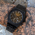 Load image into Gallery viewer, MVL Techno Chronograph Watch - black