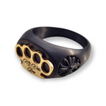 Load image into Gallery viewer, MVL logo ring-black