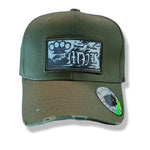 Cargar imagen en el visor de la galería, MVL Original streetwear gorra curvada - Verde militar
