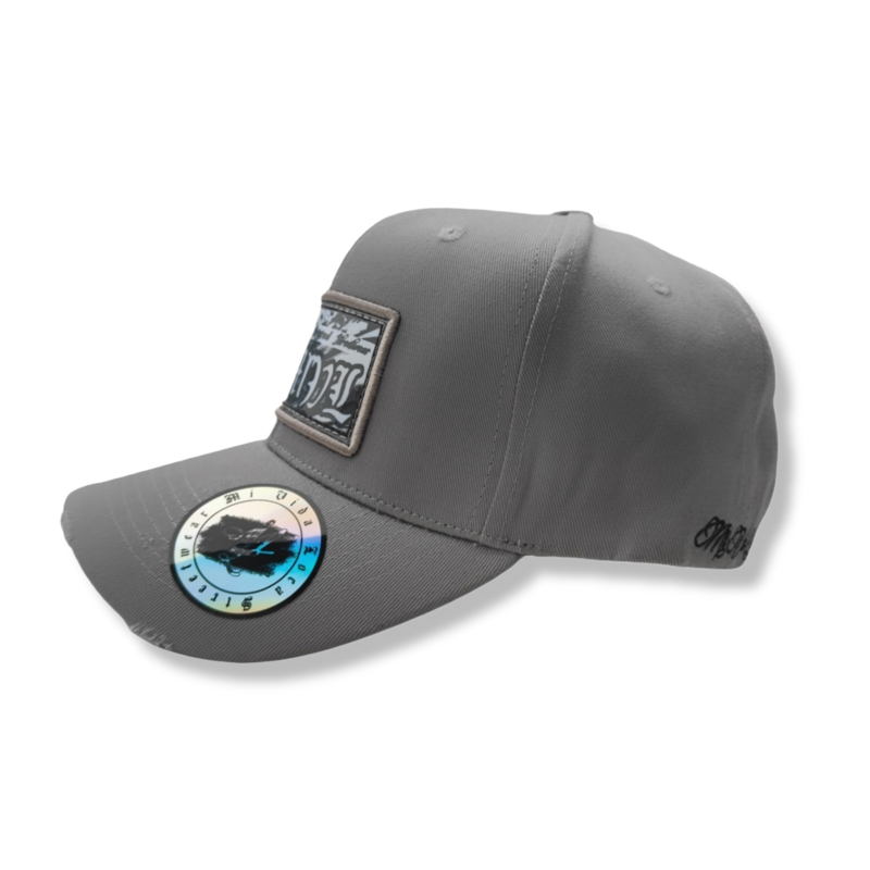 MVL Original streetwear curved cap - grey