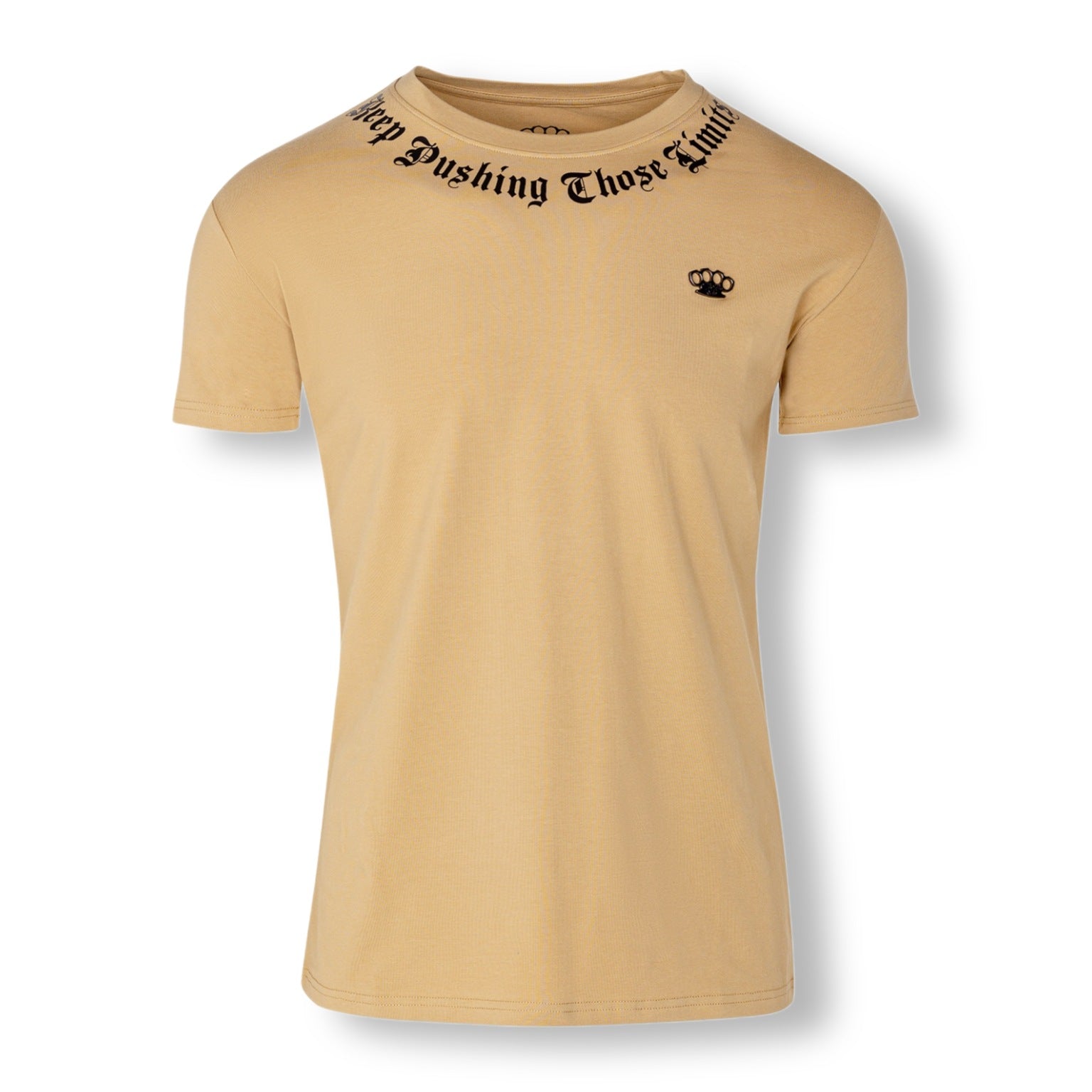 Camiseta MVL "Keep pushing limits" - beige